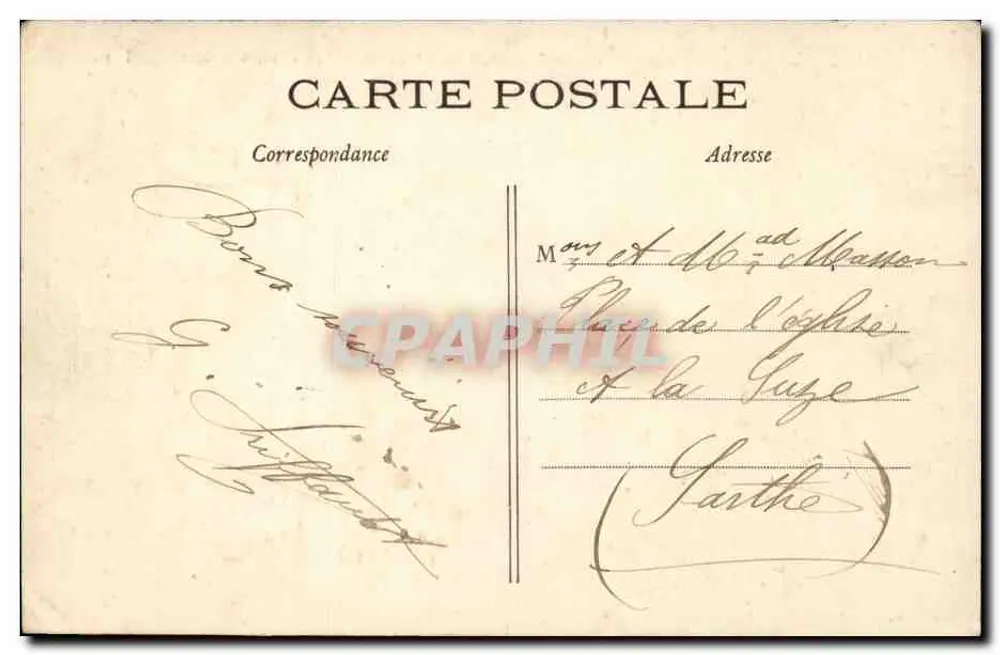 PARIS — Panorama de la Pasarela y de la Estación de Arthès — J. H. n°497 - Reverso