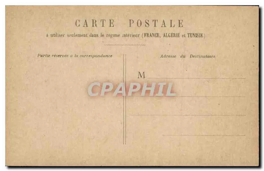 Paris - Gare Saint-Lazare — vista do edifício com relógio e multidão — editor não identificado - Verso
