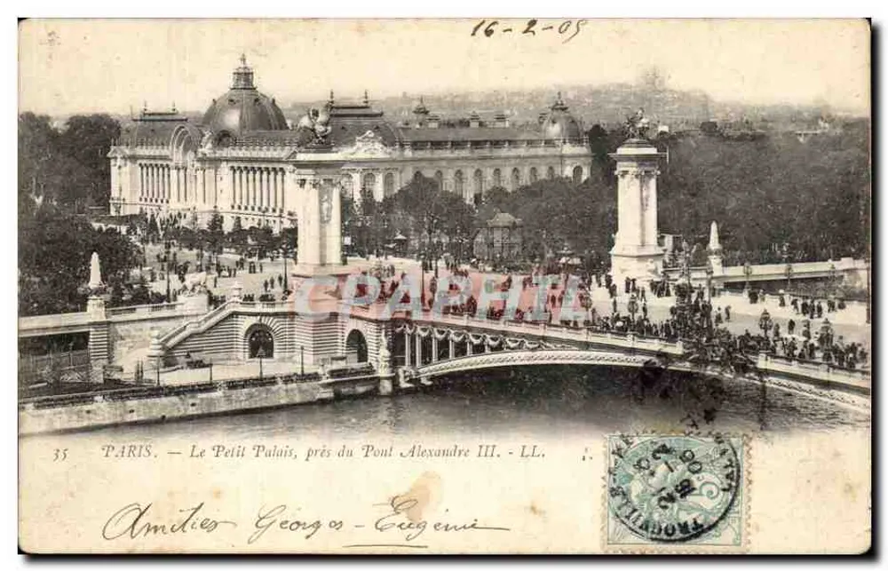 Paris — Das Petit Palais, nahe dem Pont Alexandre III — LL - Vorderseite