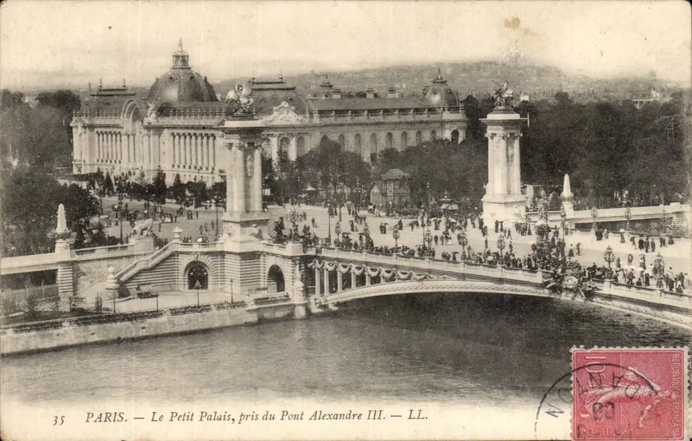 Paris — Le Petit Palais, aufgenommen vom Pont Alexandre III — LL. — Nr. 35 - Vorderseite