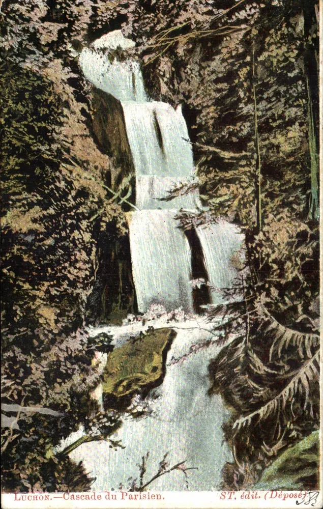Luchon — Cascata do Parisien — ST, editor (Depositado) - Frente