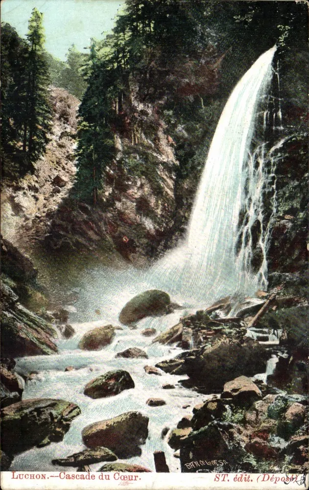 Luchon—Cascata do Coração — ST. édit. (Depositado) - Frente