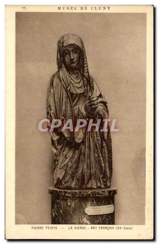 Die Jungfrau — Musée de Cluny — Verlag Braun & Cie, Paris - Vorderseite