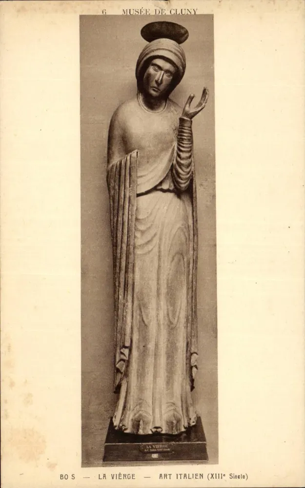 Die Jungfrau — italienische Kunst (13. Jahrhundert) — Musée de Cluny - Vorderseite