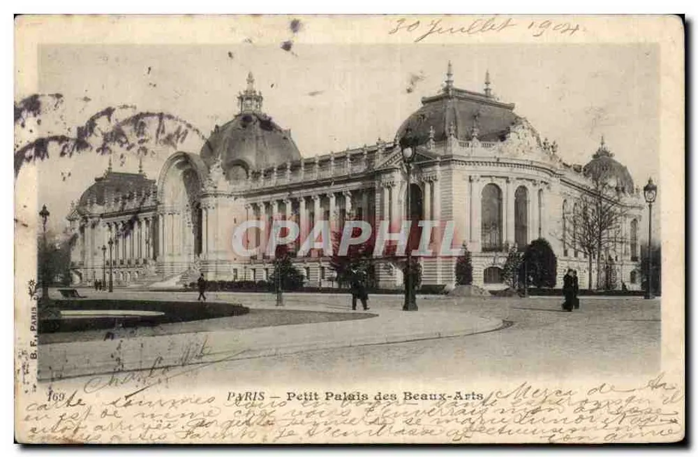Paris — Petit Palais des Beaux-Arts — B. F. Paris, n° 169 - Frente