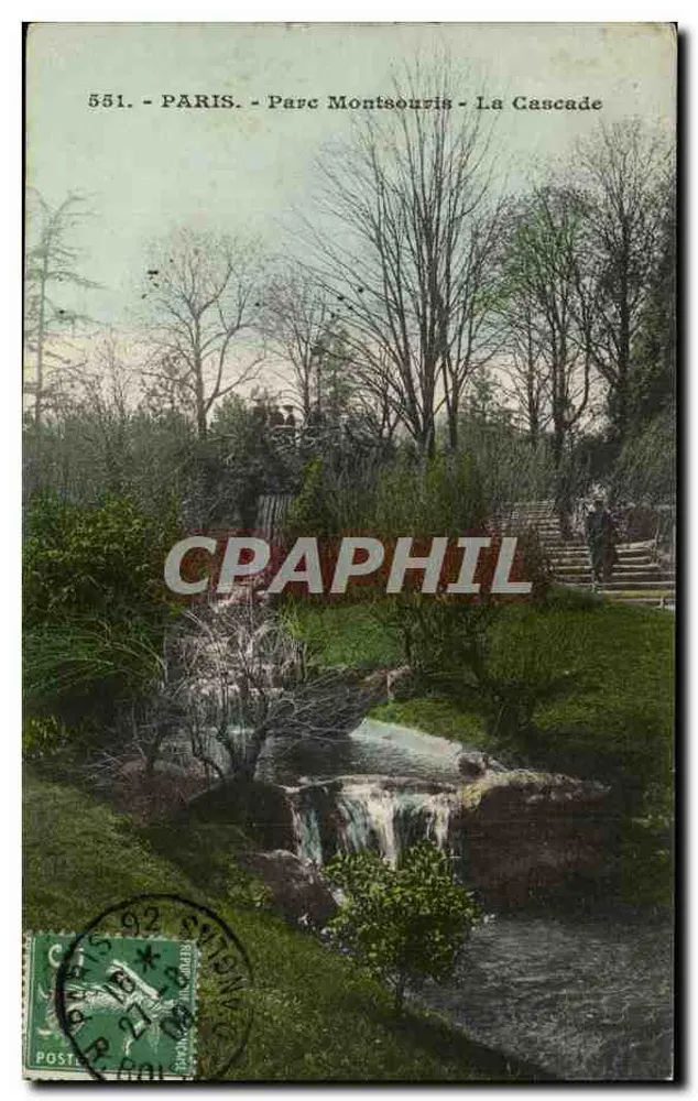 PARIS - Parc Montsouris - A Cascata — n° 551 - Frente