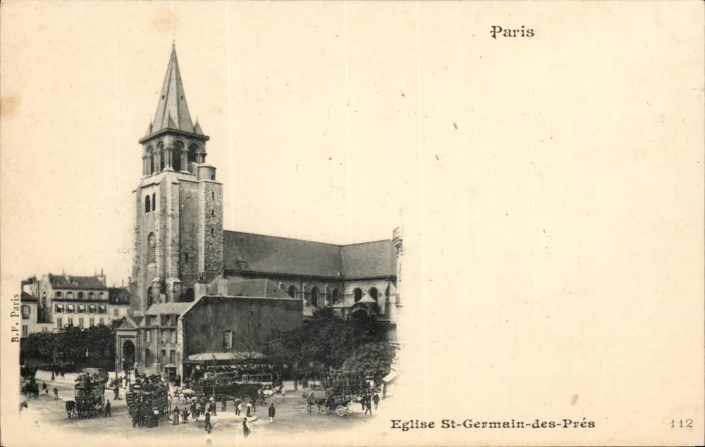 Igreja de Saint-Germain-des-Prés — Paris — B.F. Paris 112 - Frente