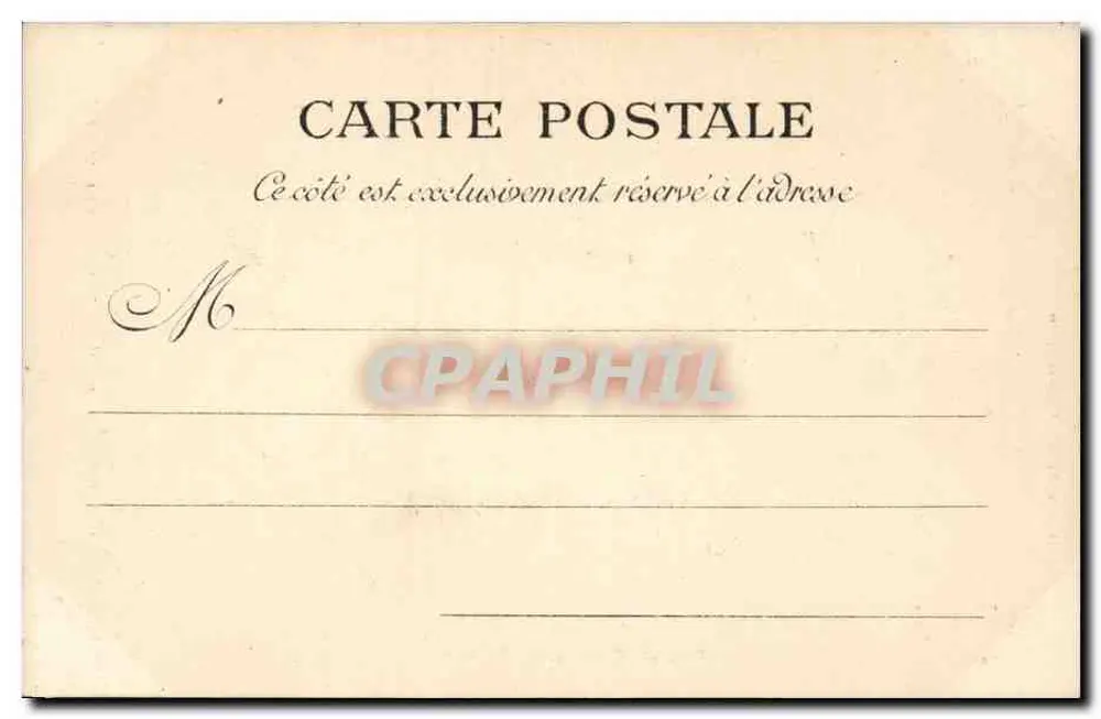 Paris — Câmara dos Deputados — L.J. & Cie, Angoustrine-Faris - Verso