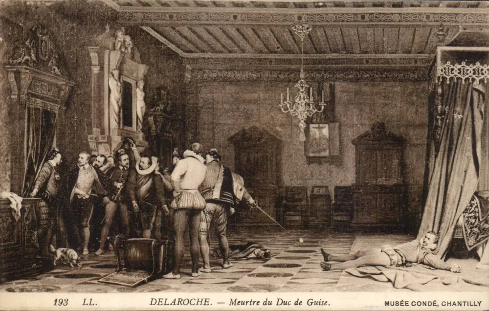 Mord des Herzogs von Guise — Delaroche — Musée Condé, Chantilly - Vorderseite