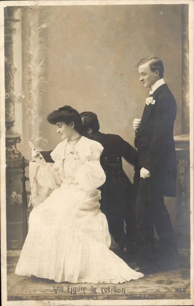 Cotillon-Figur — VIII — Néo - Vorderseite
