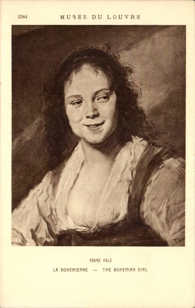 Die Böhmische — Frans Hals — Louvre-Museum - Vorderseite