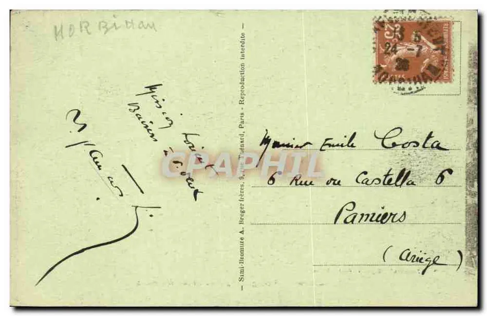 लोरियां — व्यापक दृश्य और आर्म्स स्क्वायर — मिस ले नेओआनिन, 1877, ऑउ पोटे - पीछे