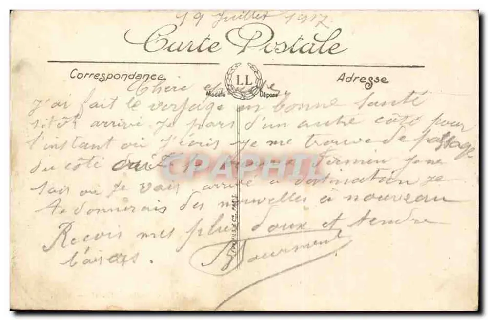 Nevers — O Palácio Ducal — N.G. — n°37 - Verso