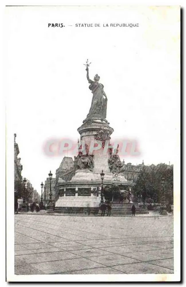 Paris — Estátua da República - Frente