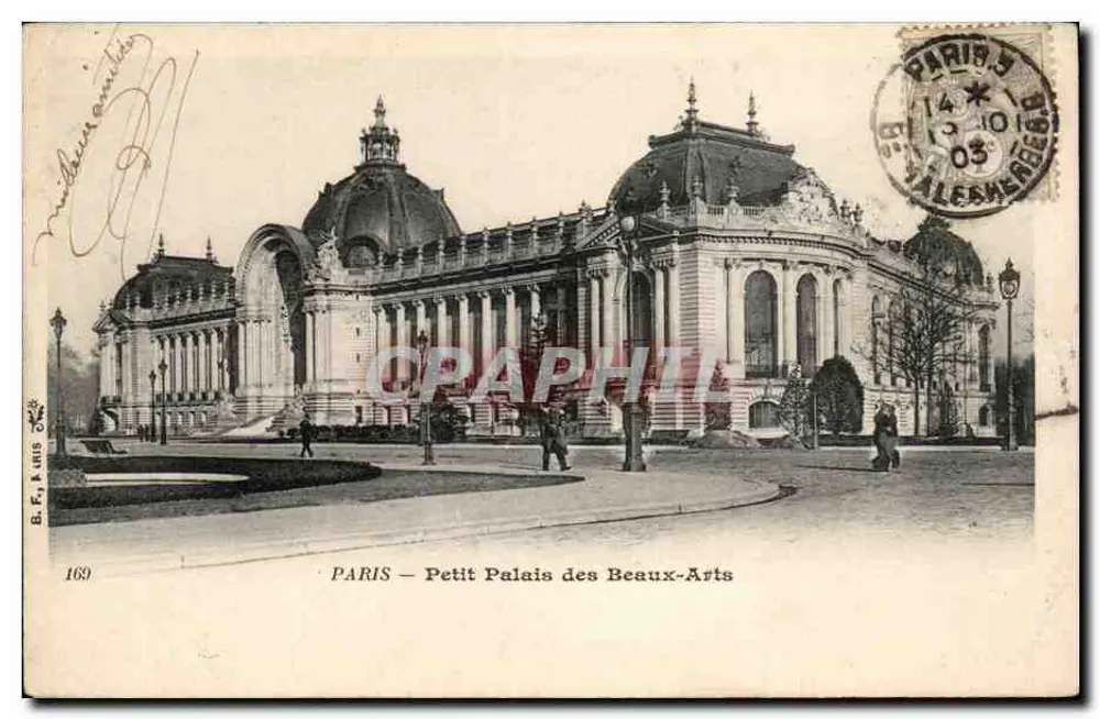 PARIS — Petit Palais des Beaux-Arts — B. F. A. Liris, n° 169 - Frente