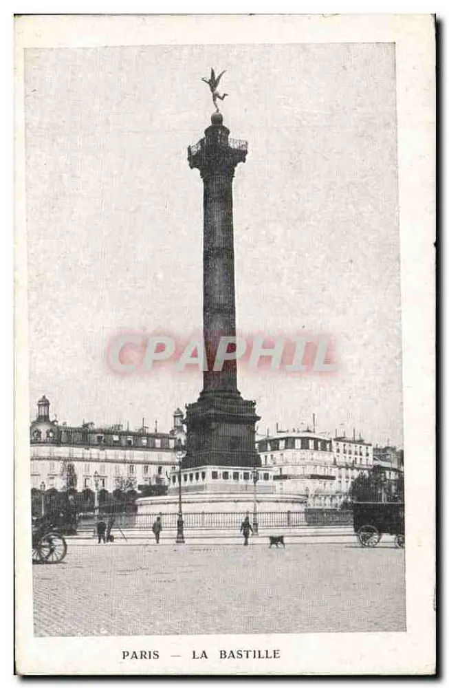 Paris — A Bastilha - Frente