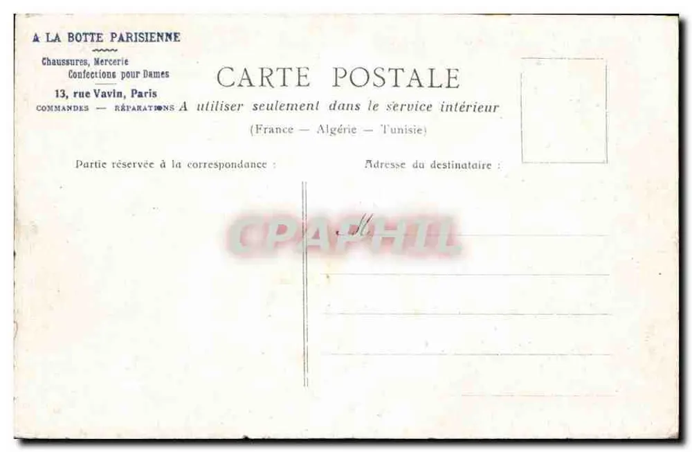 Paris — A Bastilha - Verso