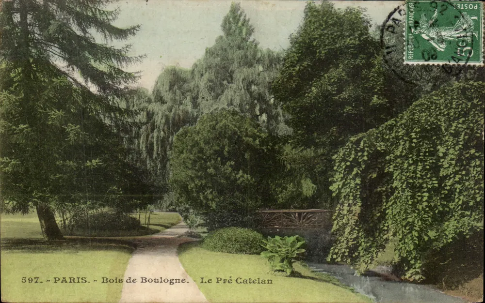 Paris - Bois de Boulogne - Le Pré Catelan — editor anônimo, n° 597 - Frente