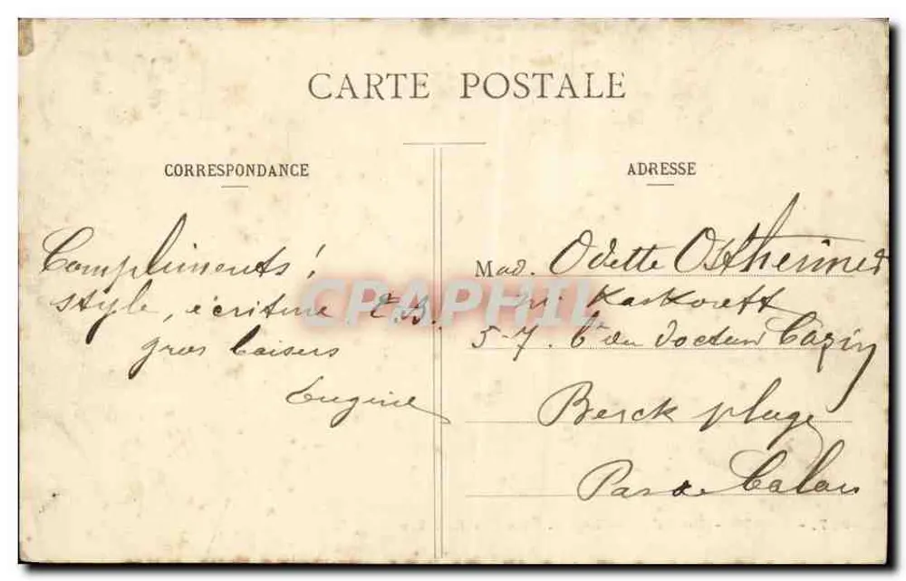 Paris - Bois de Boulogne - Le Pré Catelan — editor anônimo, n° 597 - Verso