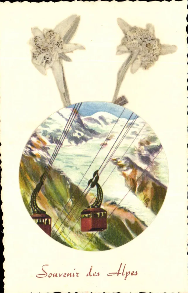 Erinnerung an die Alpen — Kunstausgabe André, Grenoble - Vorderseite