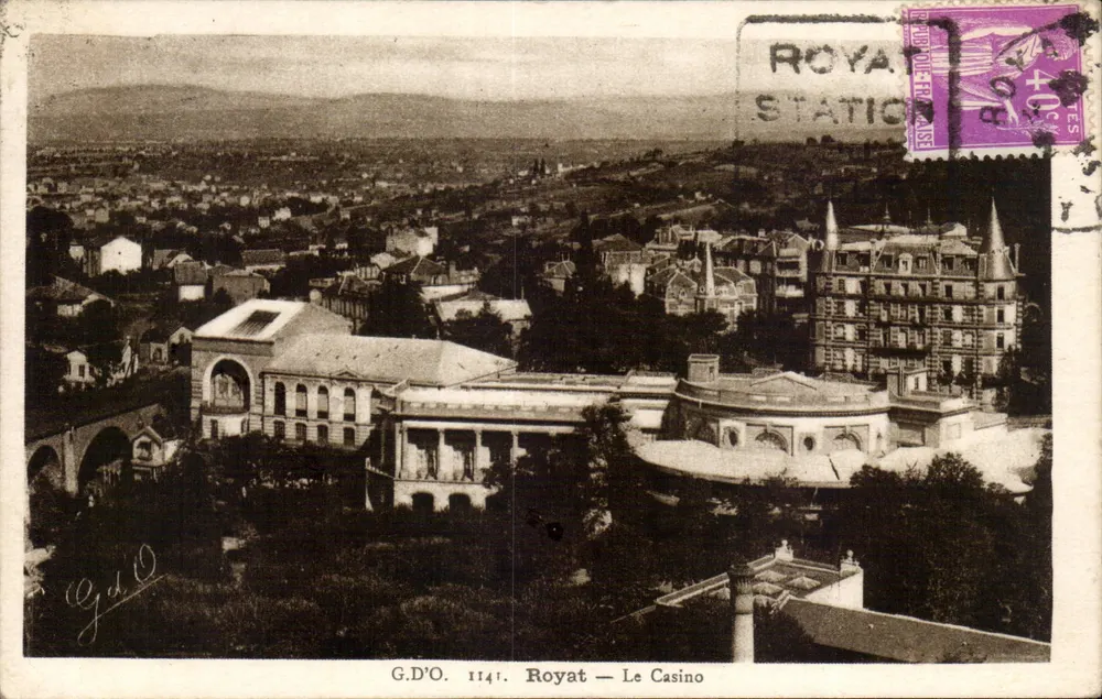 Royat — O Casino — G.D'O. 1141 - Frente