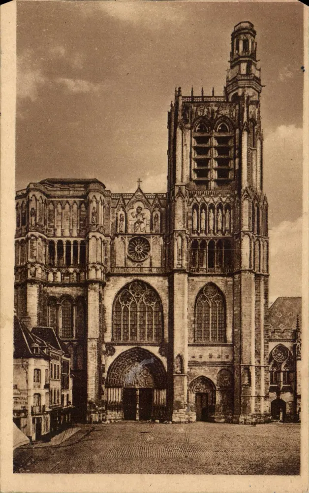 Sens (Yonne) — A Catedral (1140-1168) — Héliogravure Cambier Maçon - Frente