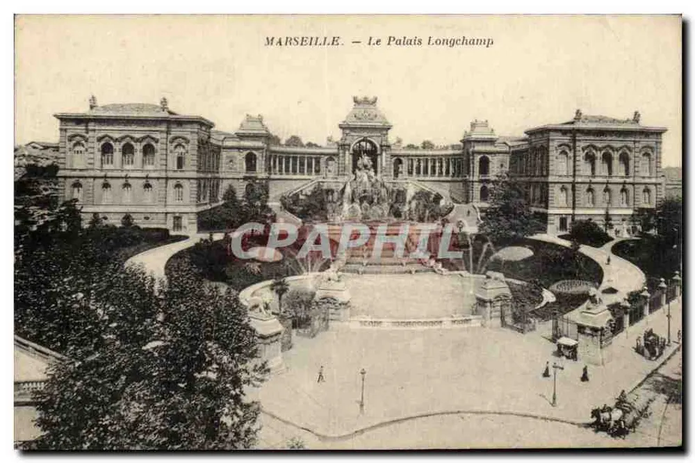 Marseille — O Palácio Longchamp - Frente