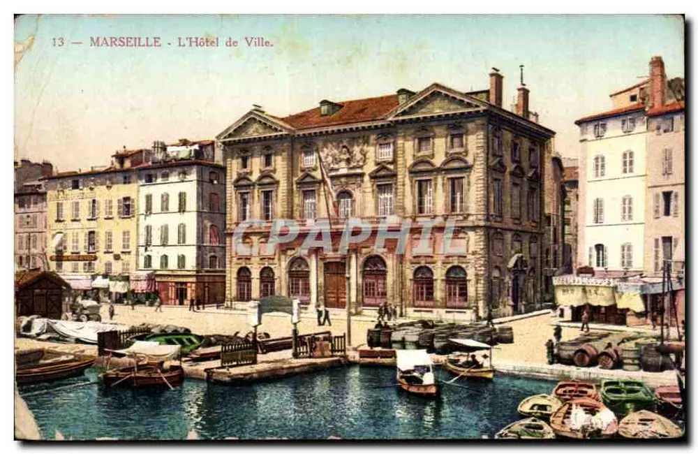 Marselha - O Hotel de Ville — Edição Nouvelles Galeries, n°13 - Frente