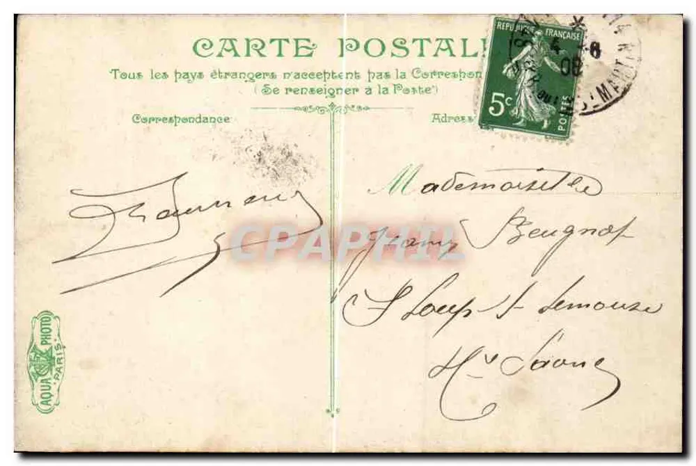 Paris. Das Collège de France & die Sorbonne — Verlag AQUA PHOTO, Nr. 2146 - Rückseite