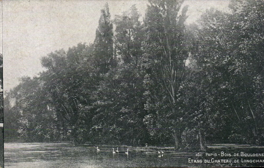 See des Schlosses Longchamp — Bois de Boulogne — B.D.C. Paris - Vorderseite