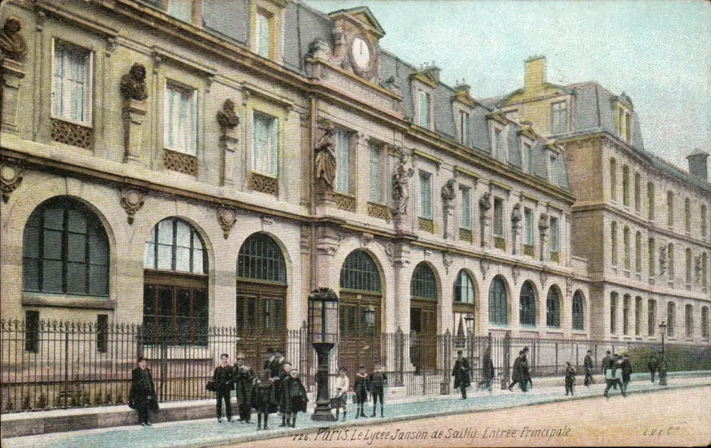 Paris — O Liceu Janson de Sailly — Entrada Principal — L.V.F.C. - Frente