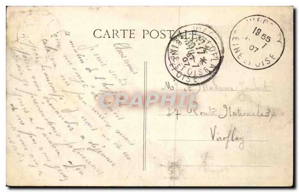 PARIS — Die römischen Arenen, rue Monge — C. L. C. - Rückseite