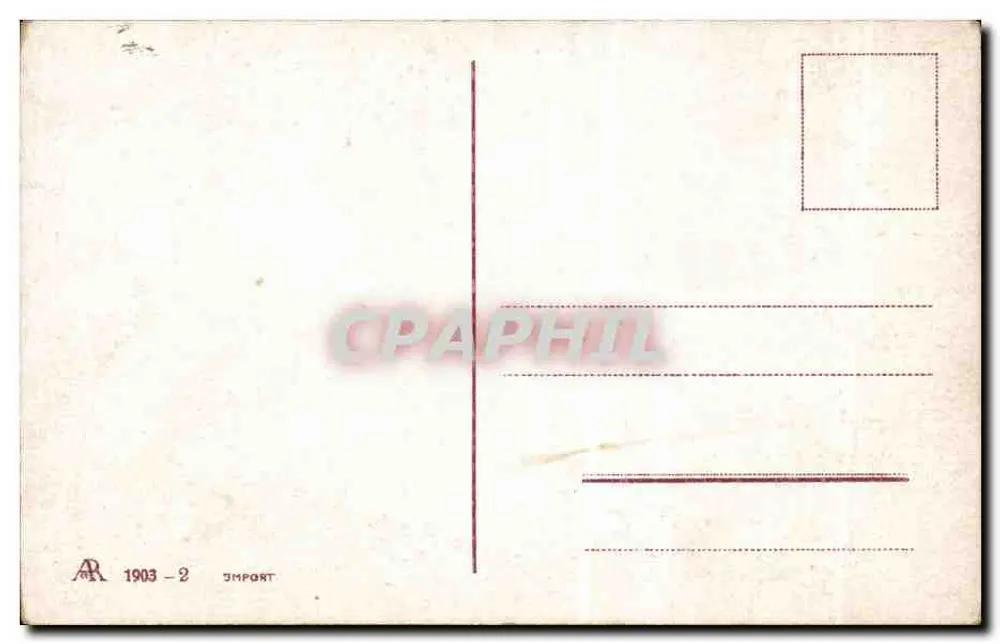 Chiesa di campagna — scena invernale — editore AR, n° 1903-2 - Verso
