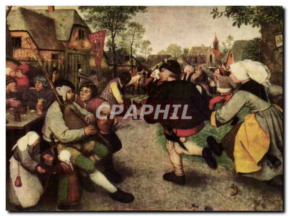 Tanz der Bauern — Pieter Brueghel — Nr. 14 — Bauern-Tanz — Verlag N.V. GESTEL & ZN. ENDHOVEN - Vorderseite