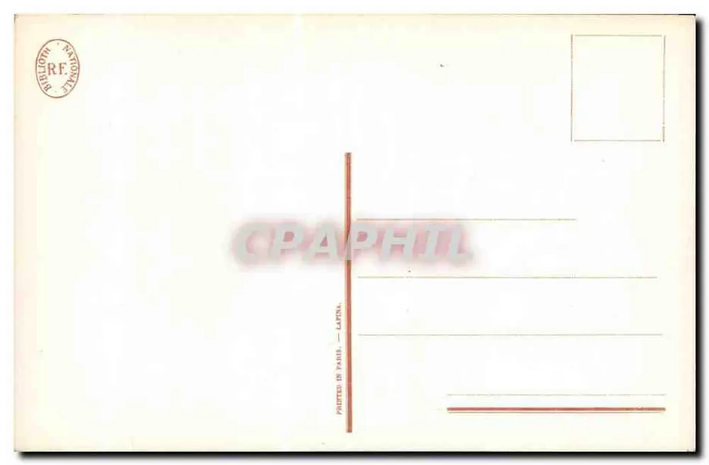 Bibliothèque Nationale — La Promenade du Matin — Gravure de C.-L. Lingée d'après Freudeberg - Verso