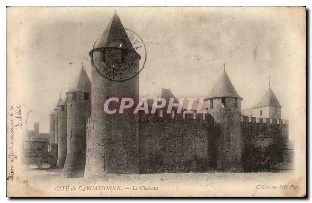 CITÉ de CARCASSONNE — O Castelo — Coleções ND. Fot. - Frente