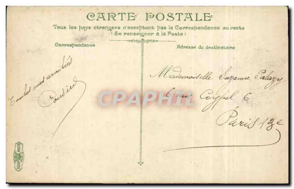 Place des Terreaux — Lyon — L.V. & Cie, n° 2647 - Verso