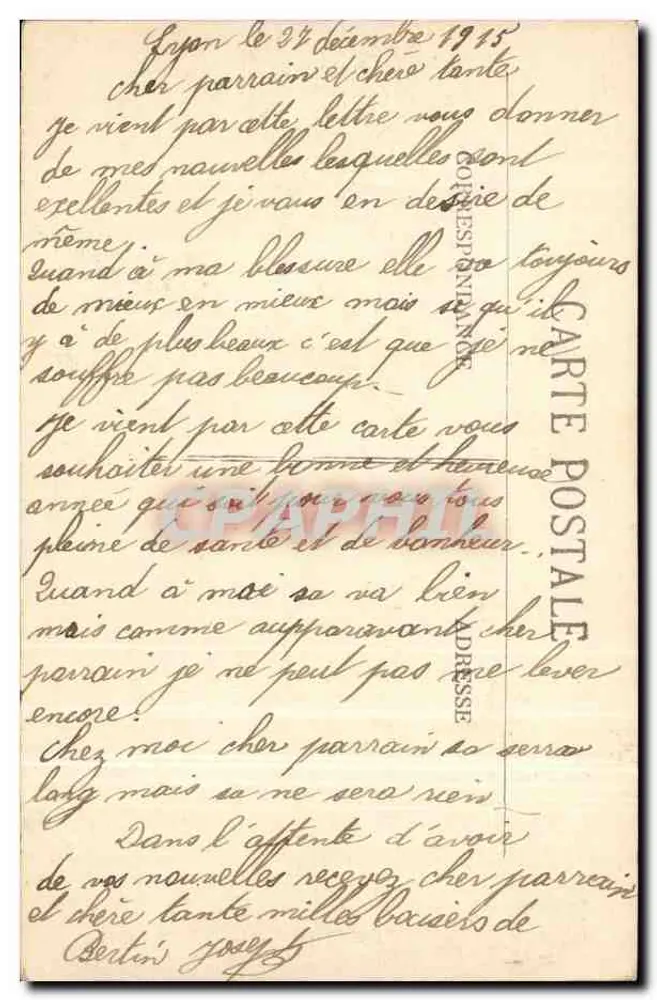 LYON — Place Bellecour und Coteau de Fourvière — E.R. n°35 - Rückseite