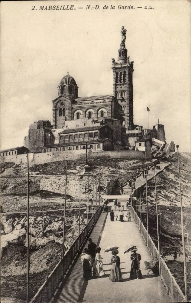 Marseille — N.-D. de la Garde — E.L. - Frente