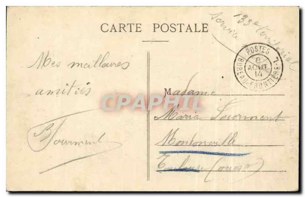 Marseille — N.-D. de la Garde — E.L. - Verso