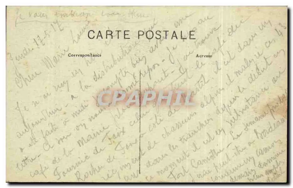 LYON — Place du Pont, Cours Gambetta und de la Liberté — E. R. - Rückseite