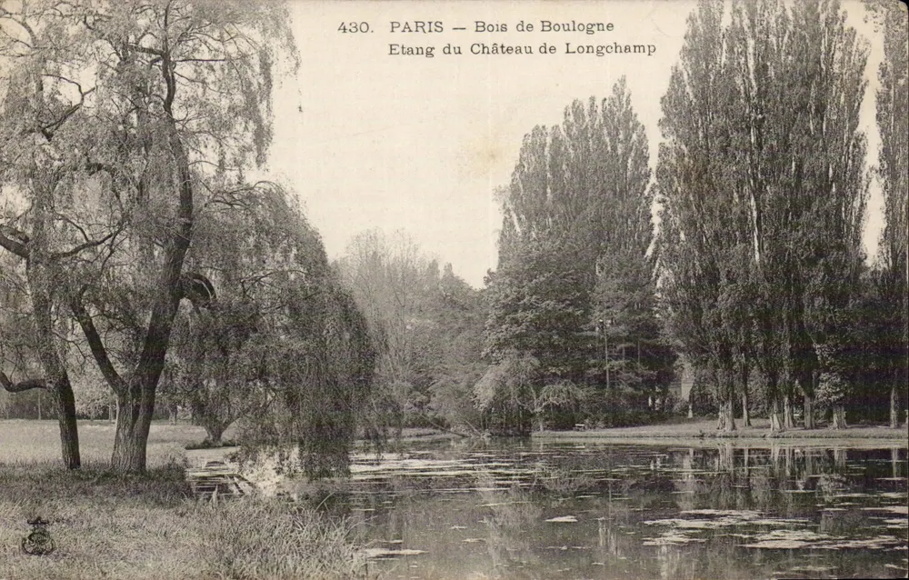 Paris — Bois de Boulogne — Etang du Château de Longchamp — n° 430 - Vorderseite
