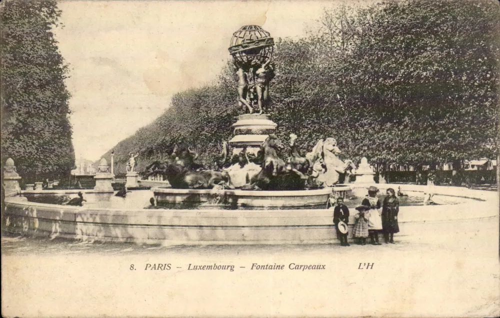 Paris - Luxembourg - Fontaine Carpeaux — L'H - Vorderseite