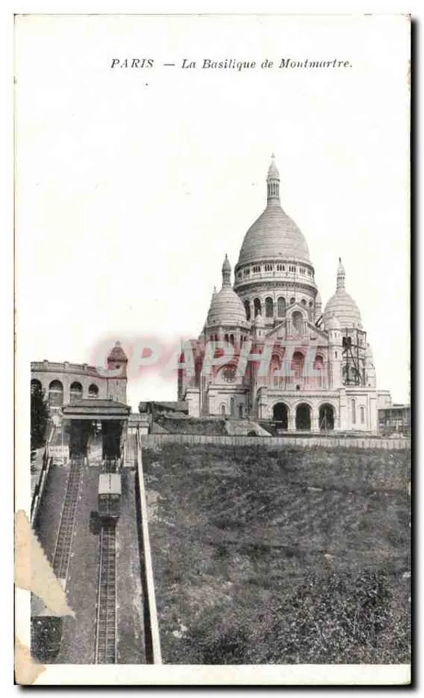 Paris — Die Basilika von Montmartre — Graphphil - Vorderseite
