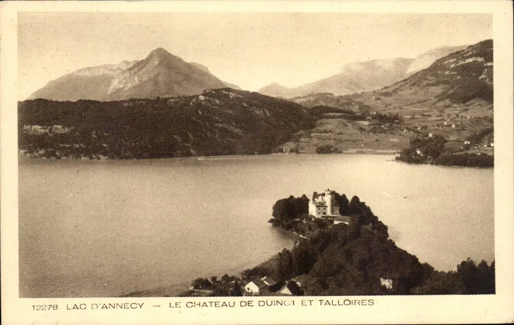 See Annecy — Schloss Duingt und Talloires — Verlag Braun & Cie, Nr. 12278 - Vorderseite