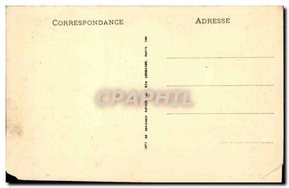 एनेयरी — विंटेशन के मठ और झील — छापकर्ता LL, संख्या 318 - पीछे