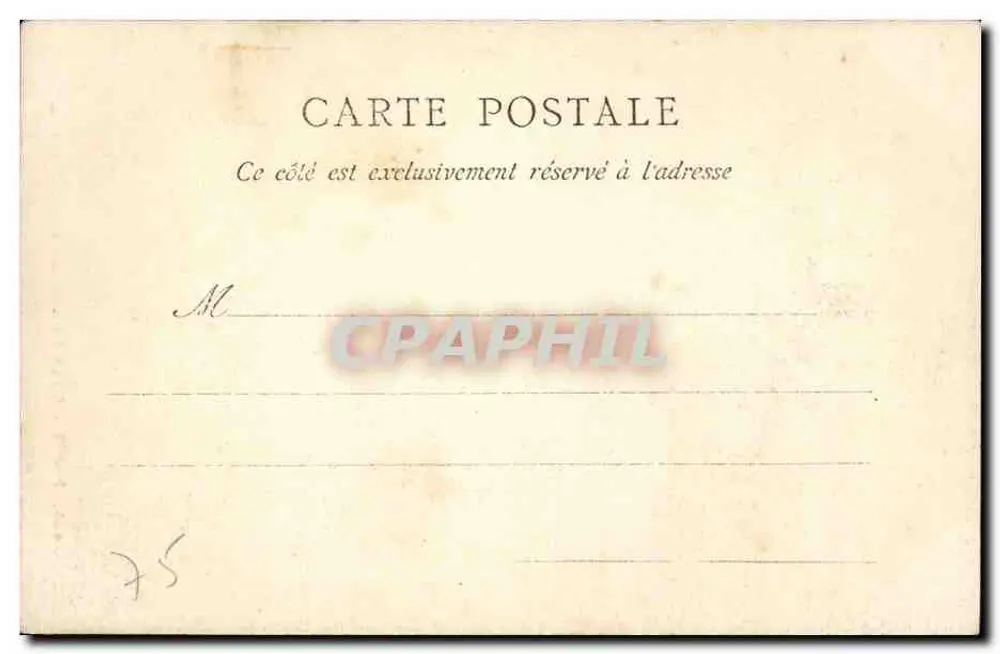 Paris — Igreja de São Francisco de Sailles — C. L. C. n° 464 - Verso