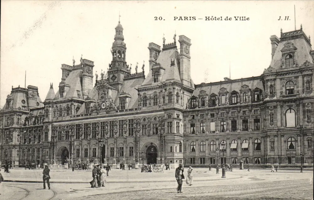 PARIS – Hôtel de Ville — J.H. n°20 - Frente