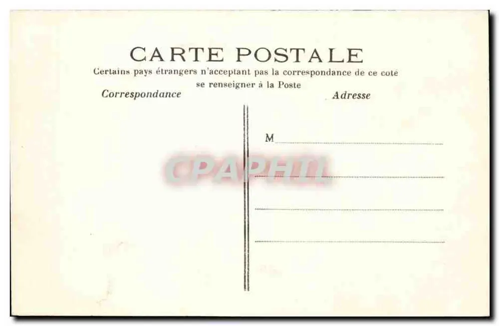 PARIS – Hôtel de Ville — J.H. n°20 - Verso