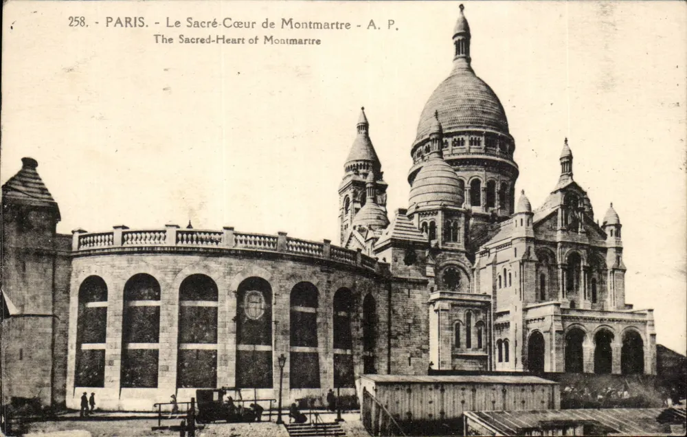 Paris - Ansicht des Sacré-Cœur von Montmartre - A.P. - n°258 - Vorderseite